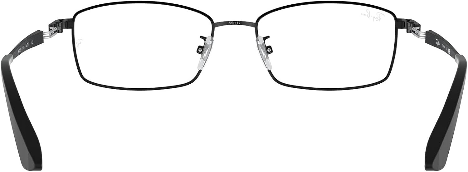 Vista 7 de Ray-Ban RX8745d - Marcos rectangulares de titanio para lentes recetados para hombre