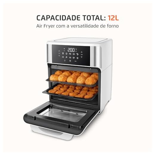 Fritadeira Air Fryer Mondial 12L 2000W
