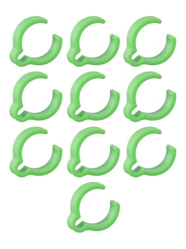 FACAIIO 10 o 20 fascette stringitubo per tubi da 27 mm, connessione sicura per levigatrici e spolverini, morsetti a crimpare in plastica robusta per l'estrazione della polvere, verde