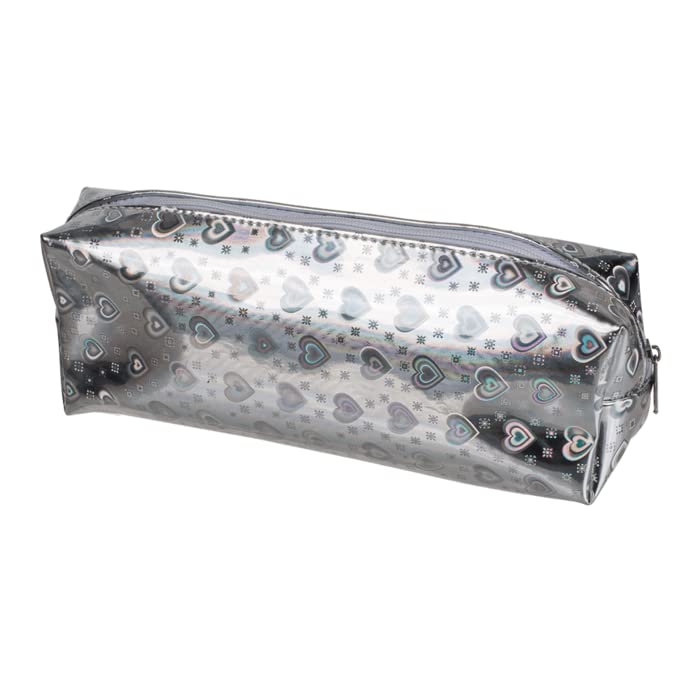 Neceser PVC Mujer Acabado Plata Metalizado Holographic con Cremal...