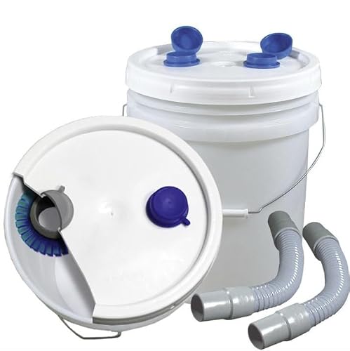 Dental Plaster Trap Complete 3.5 Gallon with Hoses