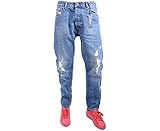 DIESEL NARROT-XP Herren Jeans Diesel Herren Jeans Hose NARROT-XP Comfort-Carrot Mens Jeanshose 084ZM Stretch W32/L32