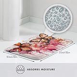 Front Door Mat Indoor Outdoor Entrance Welcome Mat Non Slip Floor Mat Butterfly drip Spray Watercolor Doormat for Entryway Rug Inside Outside Entry, Porch, Bathroom Rug 20" x 31.5" Carpet - Image 3