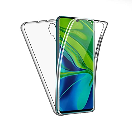 Coque silicone 3D Xiaomi Mi Note 10 transparente protection intégrale 360