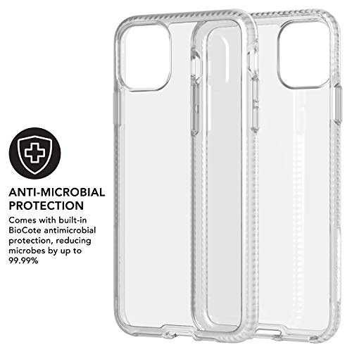 Coque iPhone 11 Pro Max Tech21 Pure Clear transparente et rigide ultra fine - 6