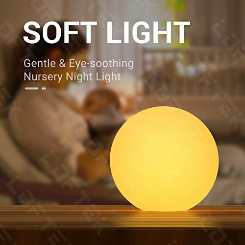 Loftek Led Night Light Ball, 8-Inch 16 Rgb Colors And Dimmable Globe Light With Remote, Upgraded Folding Handle, Seamless Matte Housing, Rechargeable Ip65 Floating Pool Light, For Nursery Or Decor #TOP7