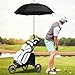 ULTIMATE 3 Wheel Golf Push Cart, Aluminum Folding Golf Walking Push Cart w/Elastic Strap, Umbrella & Cup Holder, Scoreboard Storage, Insulated Storage Bag, Adjustable Handle & Foot Brake (Gray)