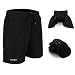 Santic Men's 4D Padded Bike Shorts, Black