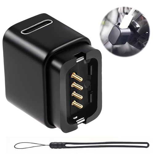 EC300 Ladeadapter USB C Kompatibel mit Shimano Di2 (R8170/R9250/R7170/RX825/R8150), 4-Poliger Elektronisches Schaltwerk Ladegerät für Mountainbikes Und Rennräder (Schwarz)