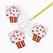 12 Piece Cupcake Jewels Notepad Party Favor Set