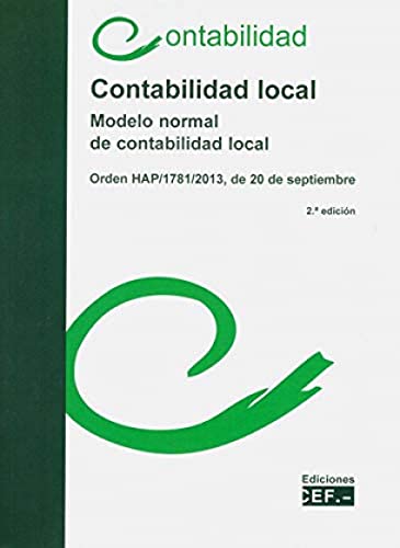 Portada de Contabilidad Local. Modelo Normal de Contabilidad Local