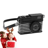 Retro Camera - Cámara compacta de estilo vintage para fotografía, impresión instantánea, fotos digitales | Pequeña cámara retro para viajar, el, adultos, cámara fotográfica amus
