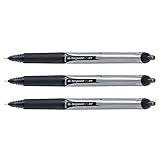 Pilot Tintenroller Hi-Tecpoint V5 RT, schwarz.Strichbreite: 0,3 mm, Sicherheits-Technologie.Tintenroller, Spitze aus Stahl, abriebfest.Mit Metallclip (342868 / BXRT-V5-B).