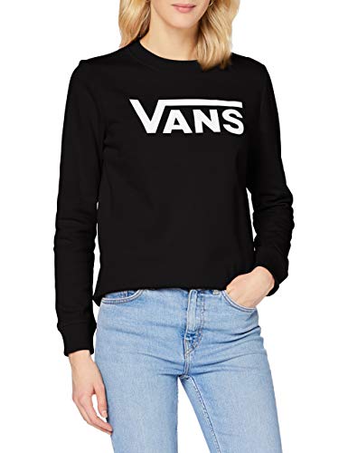 Serigrafia sul davanti Vans Classic V Crew Pullover, Nero, XS Donna