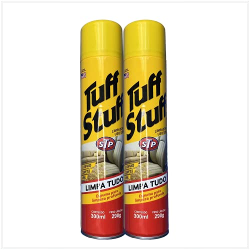 Kit 2 Limpeza Tuff Stuff Espuma Magica de limpeza Bancos Carpetes Painéis Tapetes