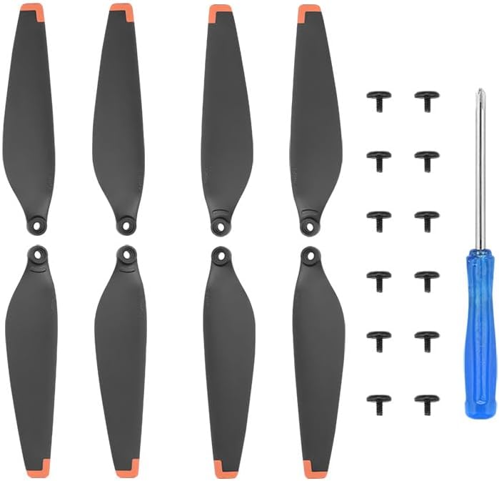 Propellers for DJI Mini 4 Pro/Mini 3 Pro Propellers Low Noise Spare Blades Accessory Props Replacement Propeller Accessory 8PCS(2 Pair)