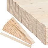 Juexica 200 Pieces Craft and Wooden Paint Stir Sticks Bulk 12 Inch, Paint Sticks Wood Mixing Stirrers for Kids Adult Paddles to Mix Resin