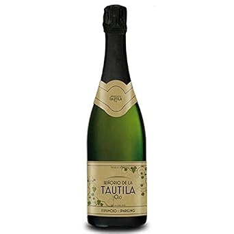 Senorio de la Tautila Espumoso Blanco Dealcoholized 0.0% Non-Alcoholic Sparkling Bubbly From Spain, Halal Certified and Vegan 750ml, 6 Bottles