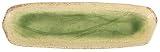 美濃焼 山作窯 さんま皿 長皿 長角皿 サビ織部 520-0068a