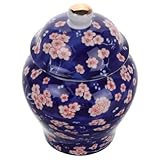 Pot à thé antique - le pot à thé est idéal pour stocker des aliments secs, tels que du thé, des céréales, des aliments secs, des céréales, du riz, des haricots, des noix, etc., une boîte à thé chinoise