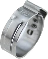 Vista 2 de LPEX Cinch Clamp RLECS - 30 abrazaderas de acero inoxidable plateado de 1/2 pulgada (0.689 in), abrazaderas de apriete para conexiones de tubería PEX