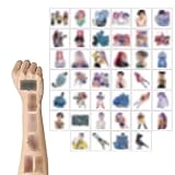 40 Tatouages Temporaires, Inspiré Aventure, Résistants à l‘Eau pour...