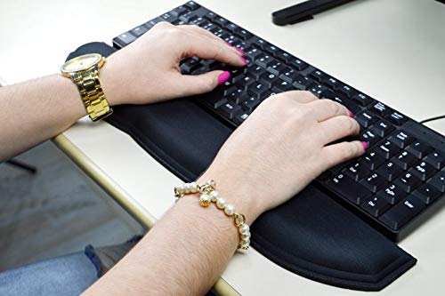 Apoio Ergonômico para Teclado Reliza Preto