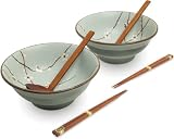EDO JAPAN - FENSTER BOWL SET/6 HANA HELLGRÜN O/22CM|H9CM