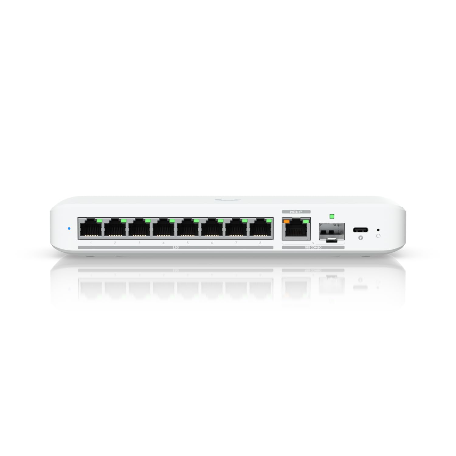 Conmutador Ubiquiti UniFi Flex 2.5G de 8 Puertos 2.5GbE SFP+