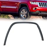 KARPAL Front Wheel Arch Fender Flare Molding Trim Compatible with 2016-2022 Grand Cherokee, Passenger Right Side, Replacement 5XT68RXFAC