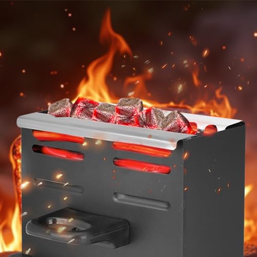 SERdeerCH Shisha Kohleanzünder Elektrischer für Shisha Kohle 800W kohlenanzünder Elektrischer Kohlegrill kohle anzünder Charcoal Burner Heizung Mini Herd Hot (schwarz)