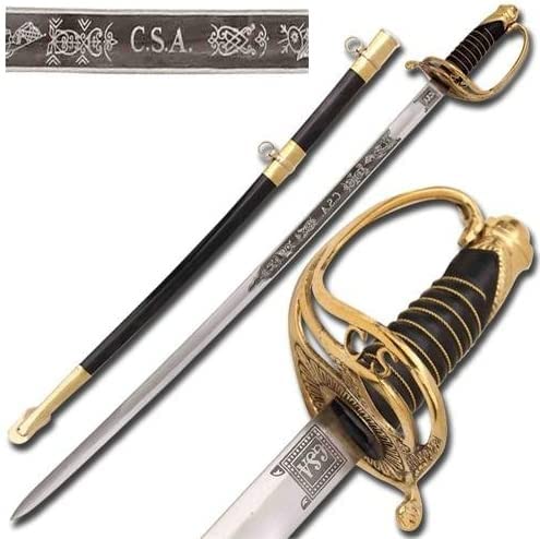 Medieval Warrior US Cavalry Commemorative Saber with Scabbard