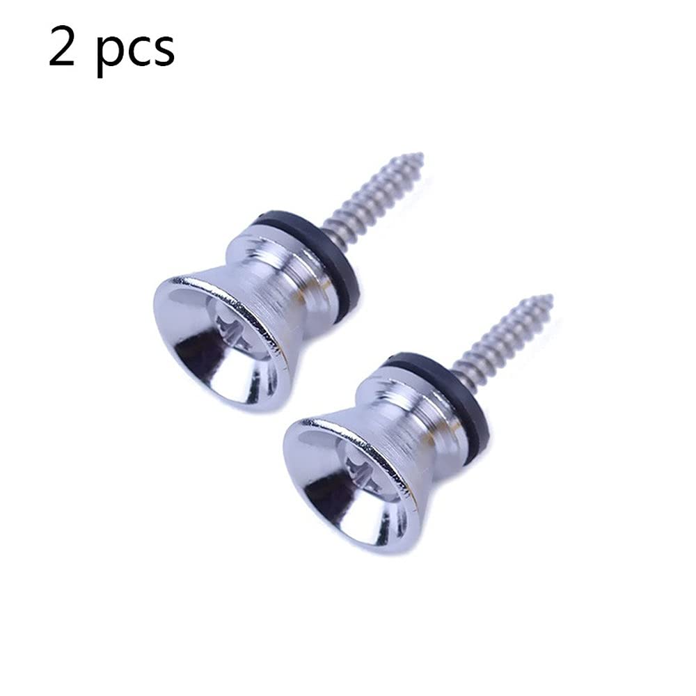 Attacchi Tracolla Per Chitarra - 4 Pezzi Cromati Con Viti E Feltrino - Foto 10