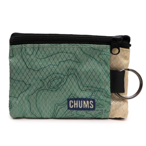 (チャムス)CHUMS 18403 SURFSHORTS WALLET PATTERNS サーフショーツ ウォレット 財布 キー コイン ポーチ キーケース コインケース カードケース ICカード 小銭入れ 鍵 (Green Topo(467)) [並行輸入品]