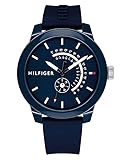 reloj tommy hilfiger hombre Con subesferas Tommy Hilfiger Reloj Analógico para Hombre de Cuarzo con Correa en Silicona 1791482