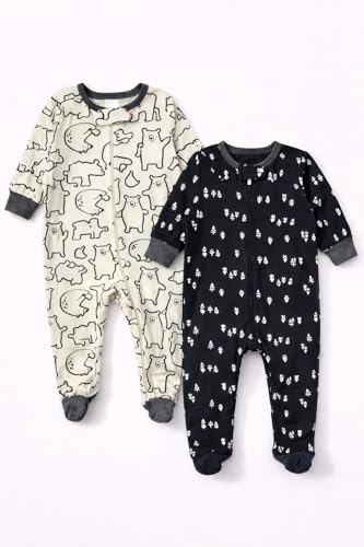 Image of TuddyBuddy 100% Cotton Multi Color Zipper Romper Sleepsuit /Romper /Jumpsuit for Baby Boy & Baby Girl