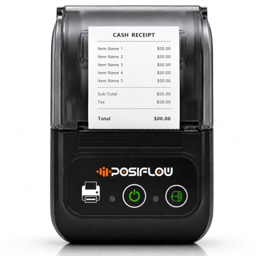 Image of SHREYANS Mini Mobile Receipt Printer, Compact Portable Design for On-the-Go Printing (58mm BillPro (583))