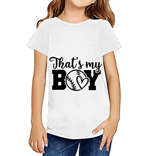 Camiseta infantil meninas crianças unissex bebê infantil meninos meninas manga curta letras impressa