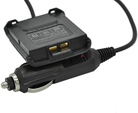 NSKI Car Charger Battery Eliminator for Baofeng Two Way Radio Walkie Talkie Uv-5r 1800mah Battery High Capacity