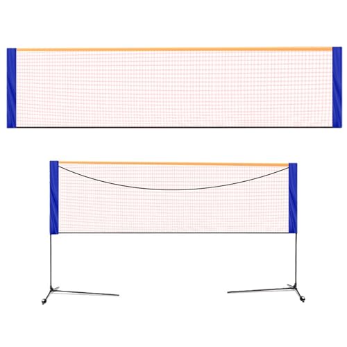 Filet de badminton uniquement bleu de 6,1 m pour la cour