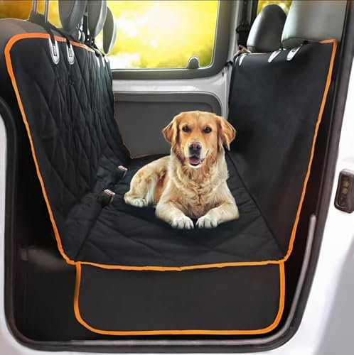 Elitepet Waterproof & Scratch-Proof Dog Car Seat Protector – Non-Slip Hammock for Cars, Trucks & SUVs, Durable Pet Seat Cover, Protects from Hair & Dirt, Universal Fit