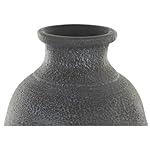 Deco 79 Ceramic Decorative Vase Textured Whitewashed Centerpiece Vase, Flower Vase for Home Decoration 10" x 10" x 24", Black - Image 5