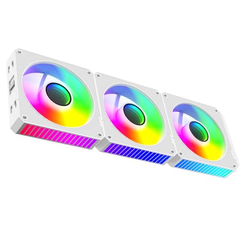 Ventilateur PC 120mm blanc Jungle Leopard JM-S1120 pour boîtier gamer