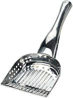 Endurance Stainless Steel Cat Litter Box Poop Scoop Kitty Litter Boxes Scooper