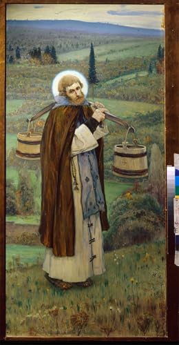 Lienzo San Sergio Nesterov para renovar paredes vacias con arte clasico 60x90