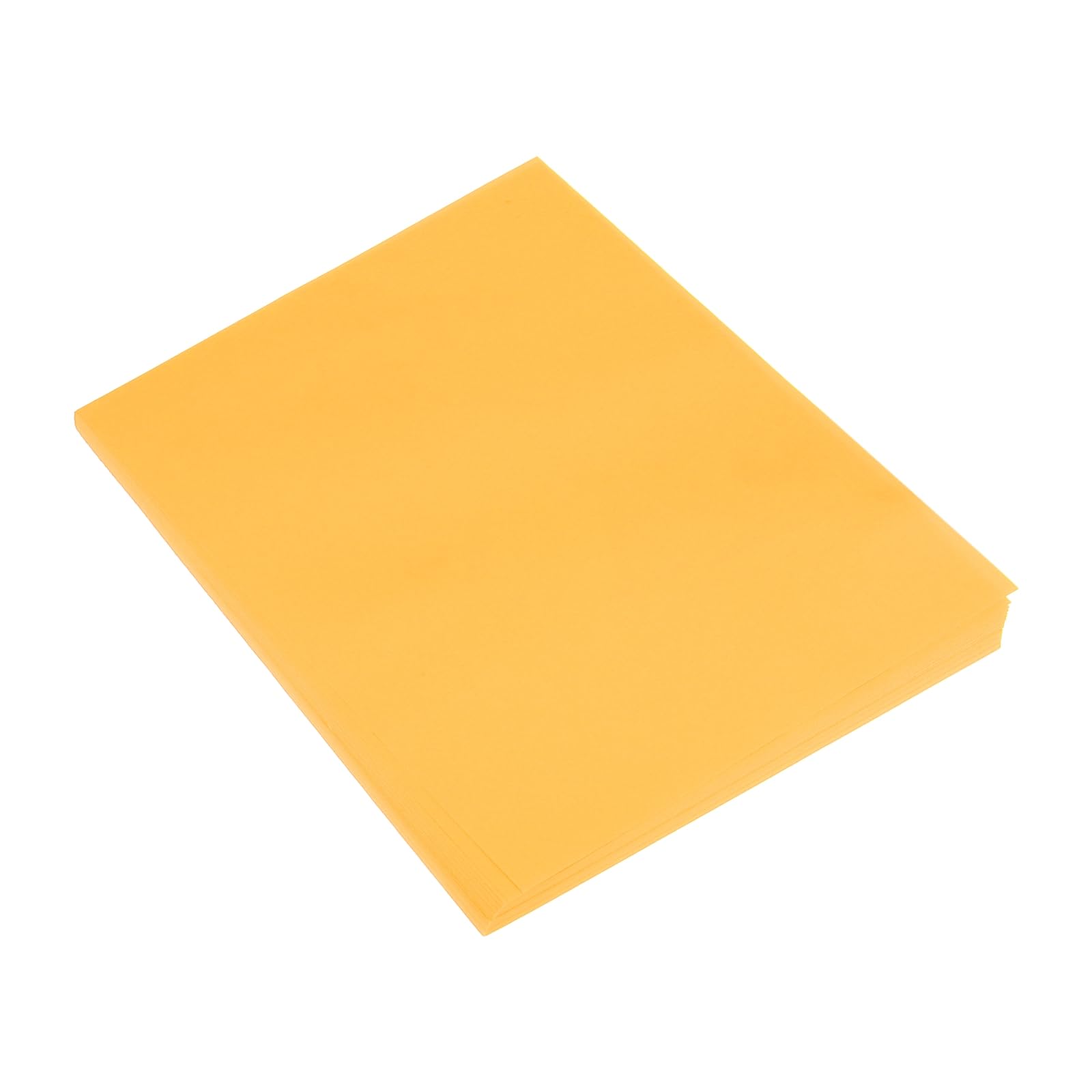 sourcing map 50 Sheet Origami Paper Double Sided Fluorescent Orange A5