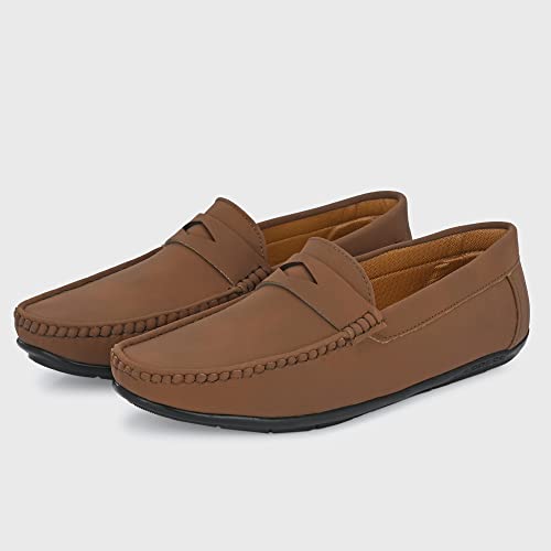 Image of Centrino Slip-On Formal Shoes for Men | Leather Shoes for Man Stylish | Cushioned Insole | Lightweight Comfortable | Mens Formal Shoes for Office Business Professional & Casual Mens Shoes (2813)