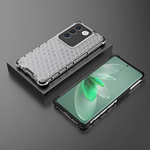 Image of Glasgow Back Case Cover Designed for [ Vivo V27 Pro 5G / V27 5G ] - Black