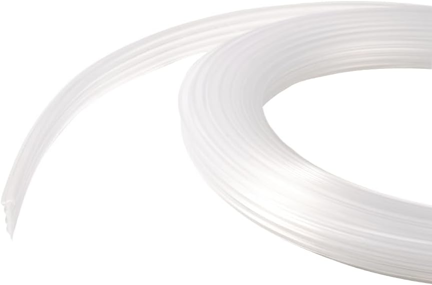 Shower Door Replacement Glazing Vinyl Spline 100" Long for Sealing Framed Shower Doors,Transparent