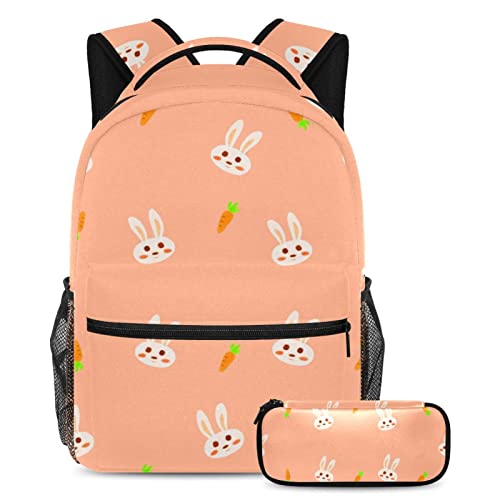 Sac à dos mignon lapin cartable enfant fille garçon trousse scolaire sac voyage étudiant